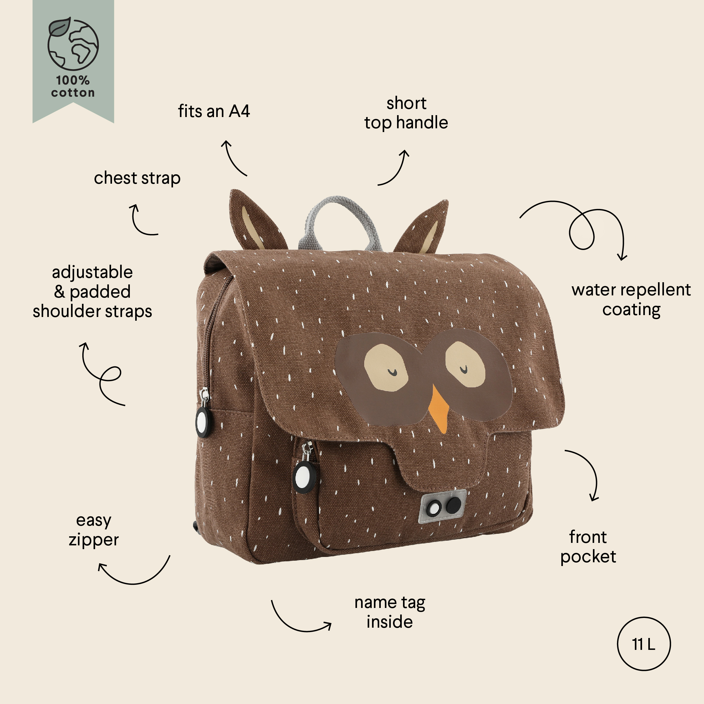Cartable - Mr. Owl